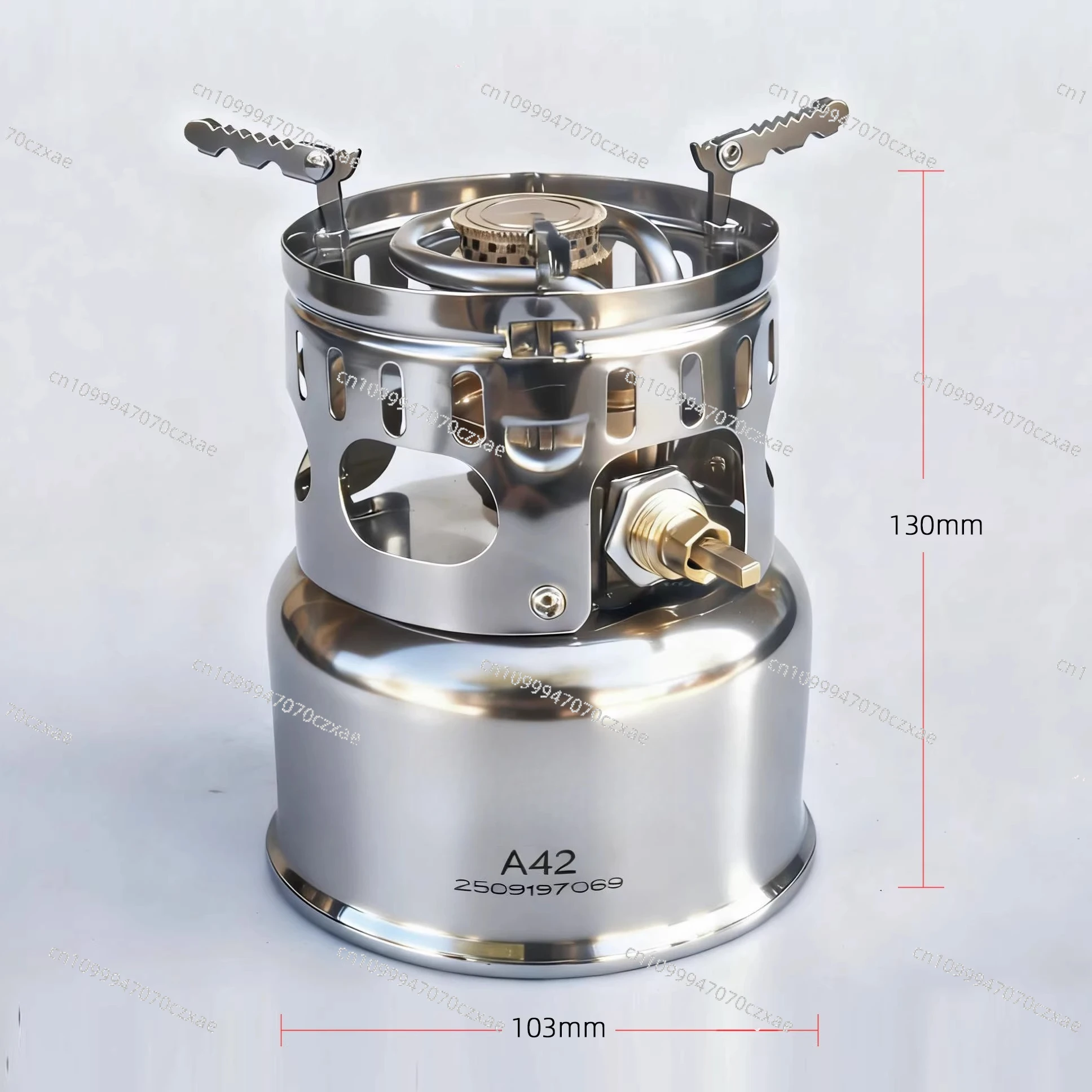 A42 Alcohol Stove, Alcohol Vaporizer Stove, Used for Warm Tea Brewing Tea Outdoor Integrated Camping Picnic Stove