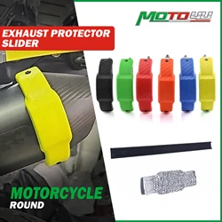 Round Exhaust Frame Sliders Protector Crash Pad Cover 100MM-140MM Can Cover Motorcycle Parts  Protect For YAMAHA XSR900 XSR 900