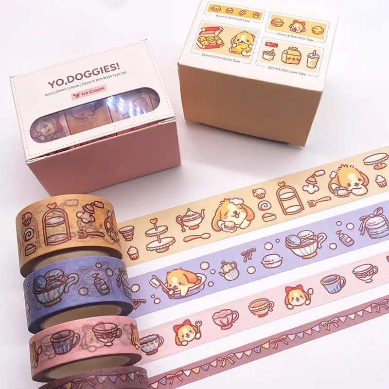 custom.Custom Printed Japanese Washi Tape in Pet Design Acrylic Adhesive Masking Tape Washi Stickers