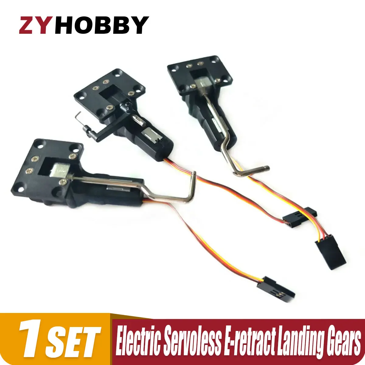 2kg Nose / Main Micro Electric Servoless E-retract Landing Gears for Plane