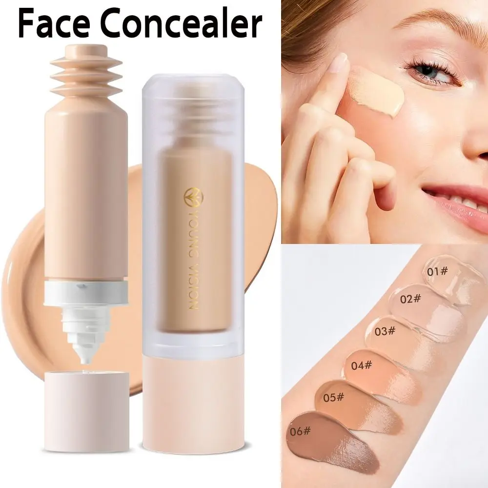 Hot Cover Dark Circles Face Foundation Waterproof Moisturizing Concealer Oil-control Lasting Face Base Cream Face Makeup