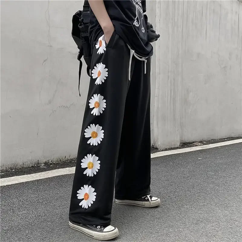 

Harajuku Y2k Oversize Baggy Pants Japanese Men Streetwear Korean Sweatpants Print Casual Sport Straight Trousers