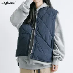 Cargo Vests Women Unisex BF Simple Vintage Chic Fashion Japan Streetwear Casual All-match Safari Style Schoolgirls Harajuku Coat