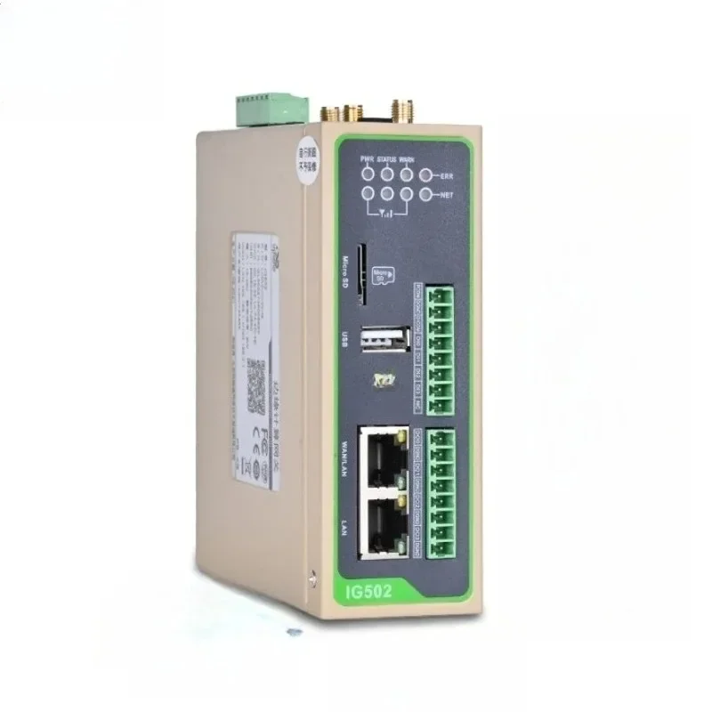 Edge computing gateway IG502 wired/wifi full Netcom remote programming industrial equipment