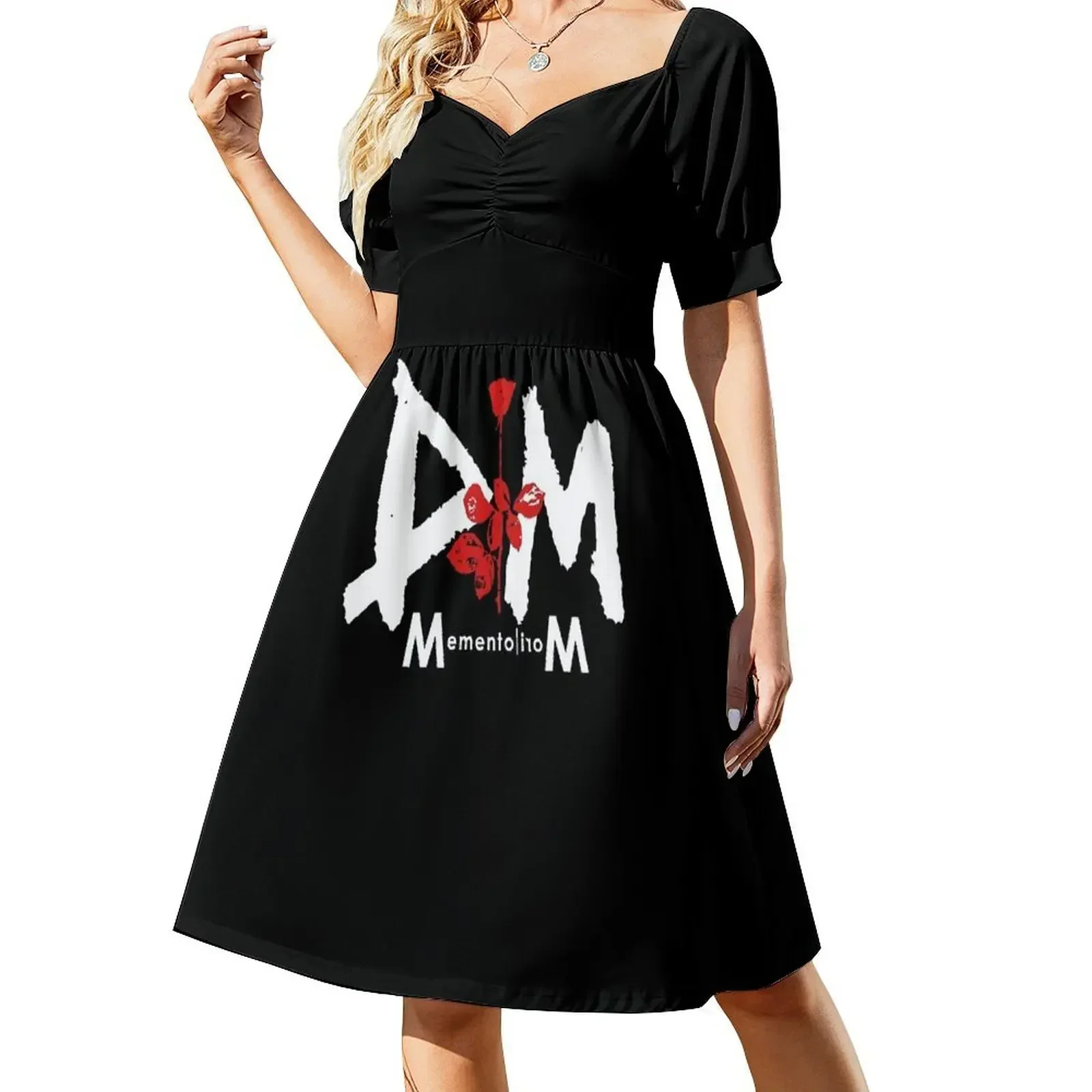 

DM, Memento Mori Mode, memento mode, mori mode, mode tour Short-Sleeved Dress Women's summer suit Female dress