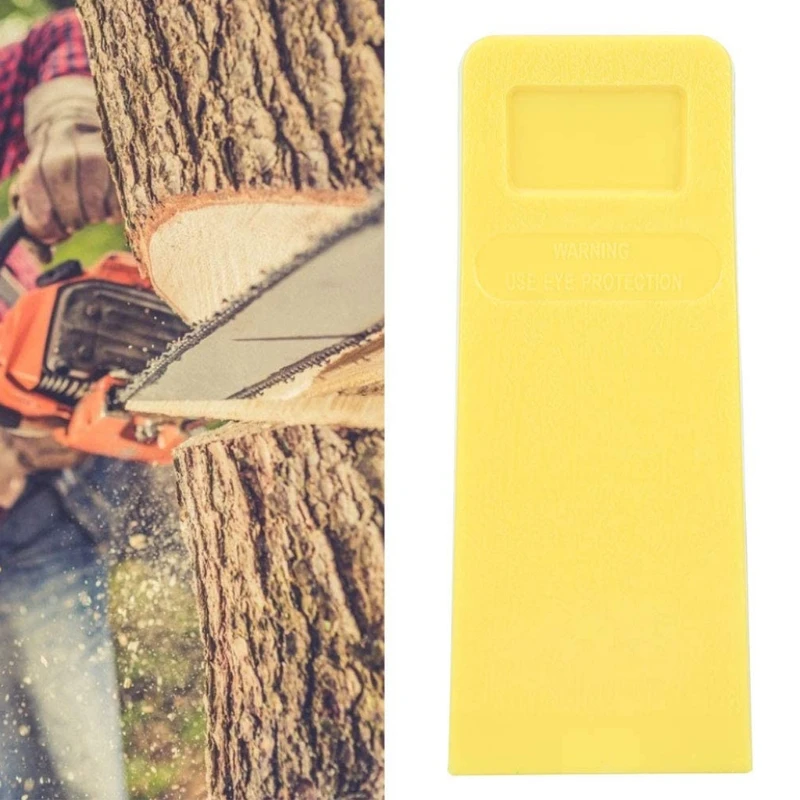 Nêm nhựa 8 inch màu vàng bền bỉ là sự lựa chọn lý tưởng cho lâm nghiệp và khai thác gỗ Phù hợp khai thác gỗ Bucking rơi cưa xích