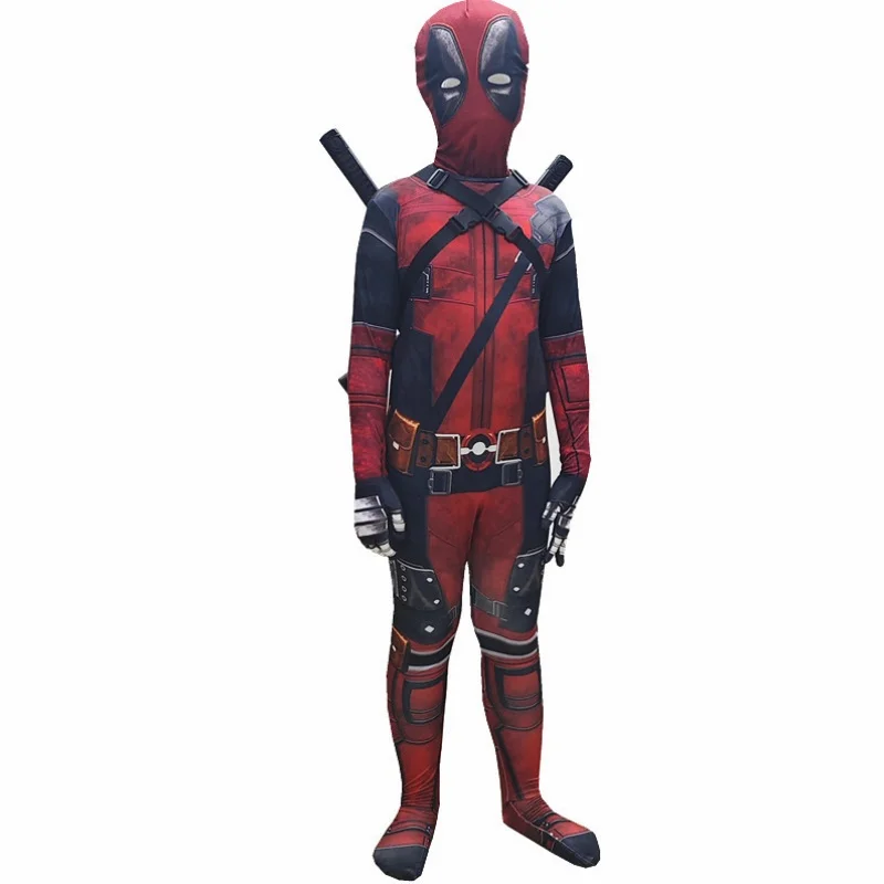 Costumes Deadpool Anime pour garçons, costume de batterie, smile hero Cosplay, combinaison Deadpool, Halloween, cadeaux pour enfants, haute qualité, nouveau style