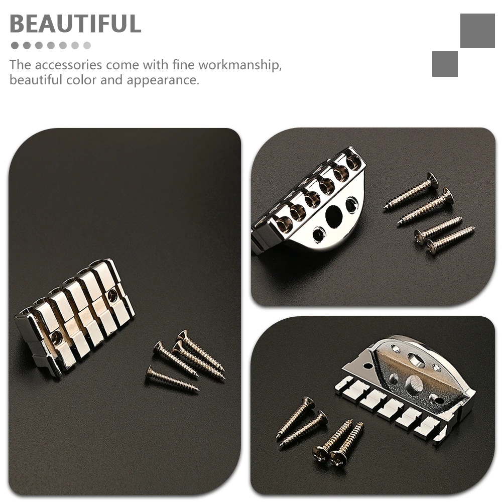 

1 set 1 Set High Quality Headless Guitar String Lock Nut Durable Professional Replacement Bridge Accessories For Guitar Players