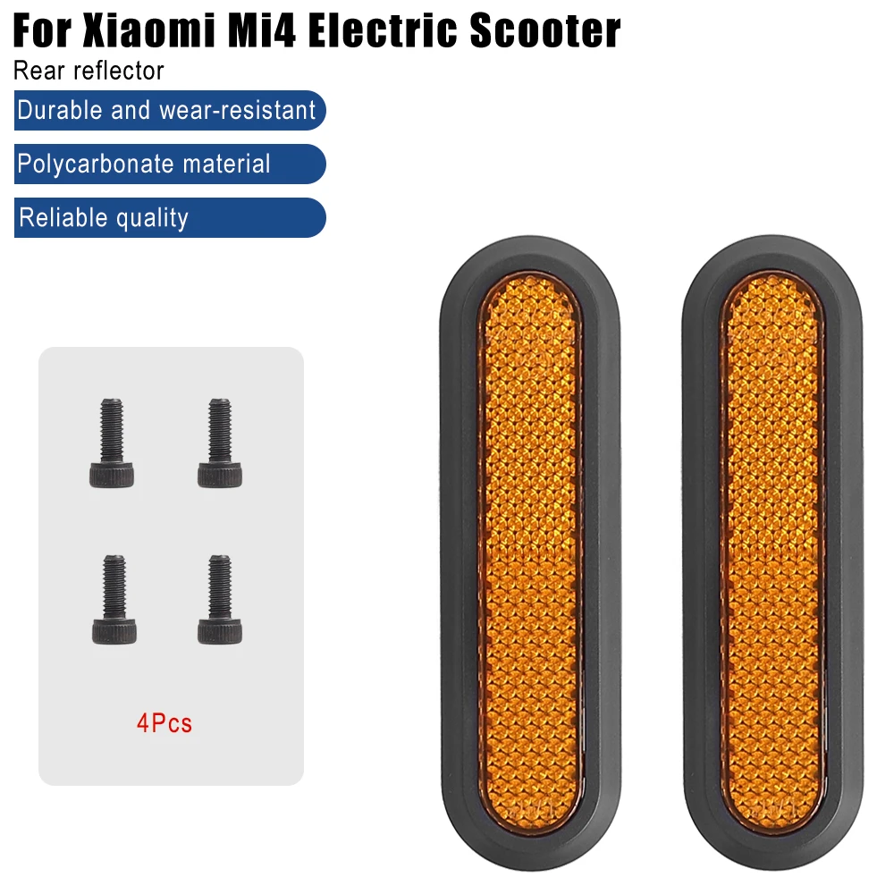 Für Xiaomi Mi 4 Elektroroller Vordergabel Seite Reflektierende Aufkleber Schützen Shell Hinterradabdeckung Nabenkappe Reflektorteile ﻿ – Detail 14