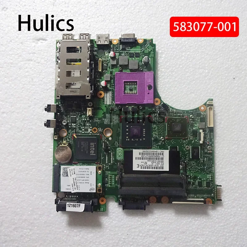 Hulics Used 583077-001 For Hp Probook 4510S 4710S 4411S Laptop Motherboard PM45 DDR3