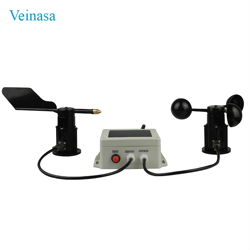 XS-FB01L Energy-Saving Wireless Wind Speed Alarm Sensor 12V Electronic ing System with Weather Vane Direction