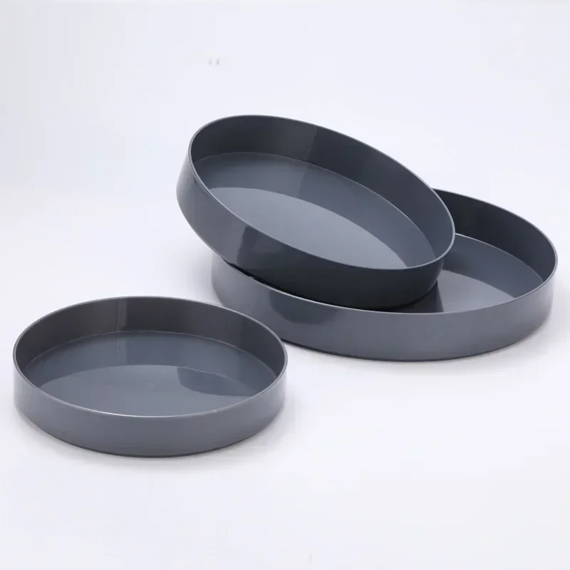 Round Jian Shan Flower Arrangement Utensils with Water Plate Flower Path Zen Style Plastic Flower Plate