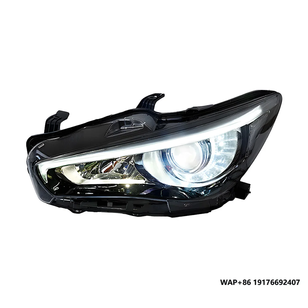 Car Front Lamps for ’Infiniti Q50 Q50L 2015-2022 LED Auto Headlights Assembly Upgrade High Configure Projector Lens Accessories