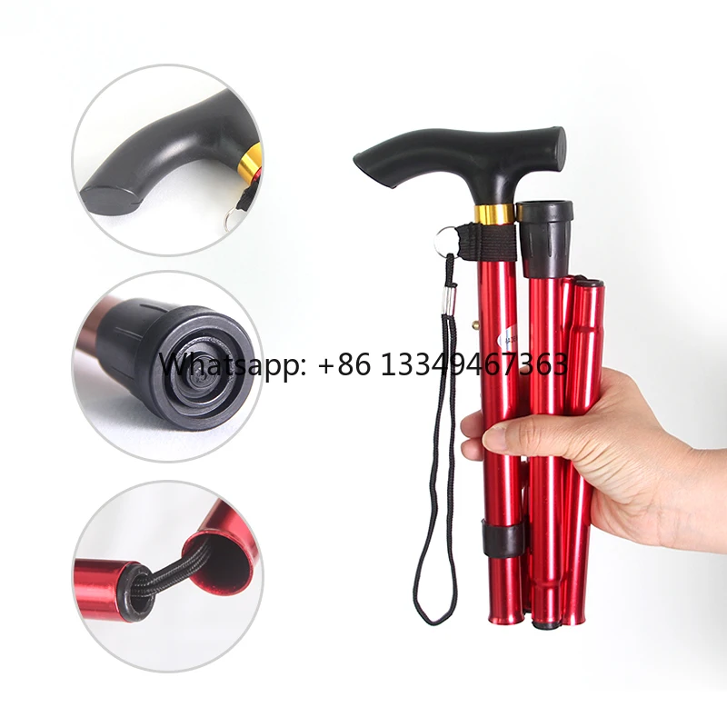 

Manufacturer Foldable Walking Cane for Collapsible Lightweight Adjustable Portable Hand Walking Stick Fast Shipping