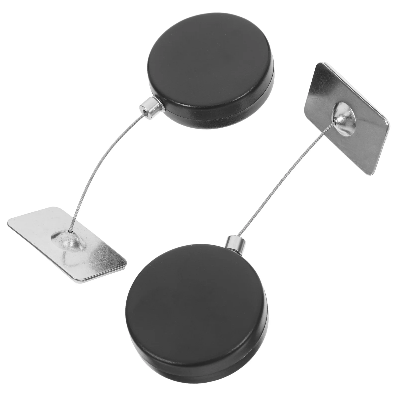 

2 Pcs Anti-theft Wire Rope Lock Retractable Cable Heavy-duty Safety Coil Locking Combination Steel