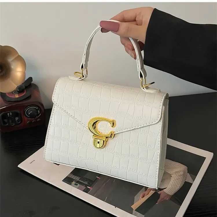 

Luxury Square Bag 2025, Designer Inspired Crossbody Purse, Genuine Leather Flap Bag for Any Occasion