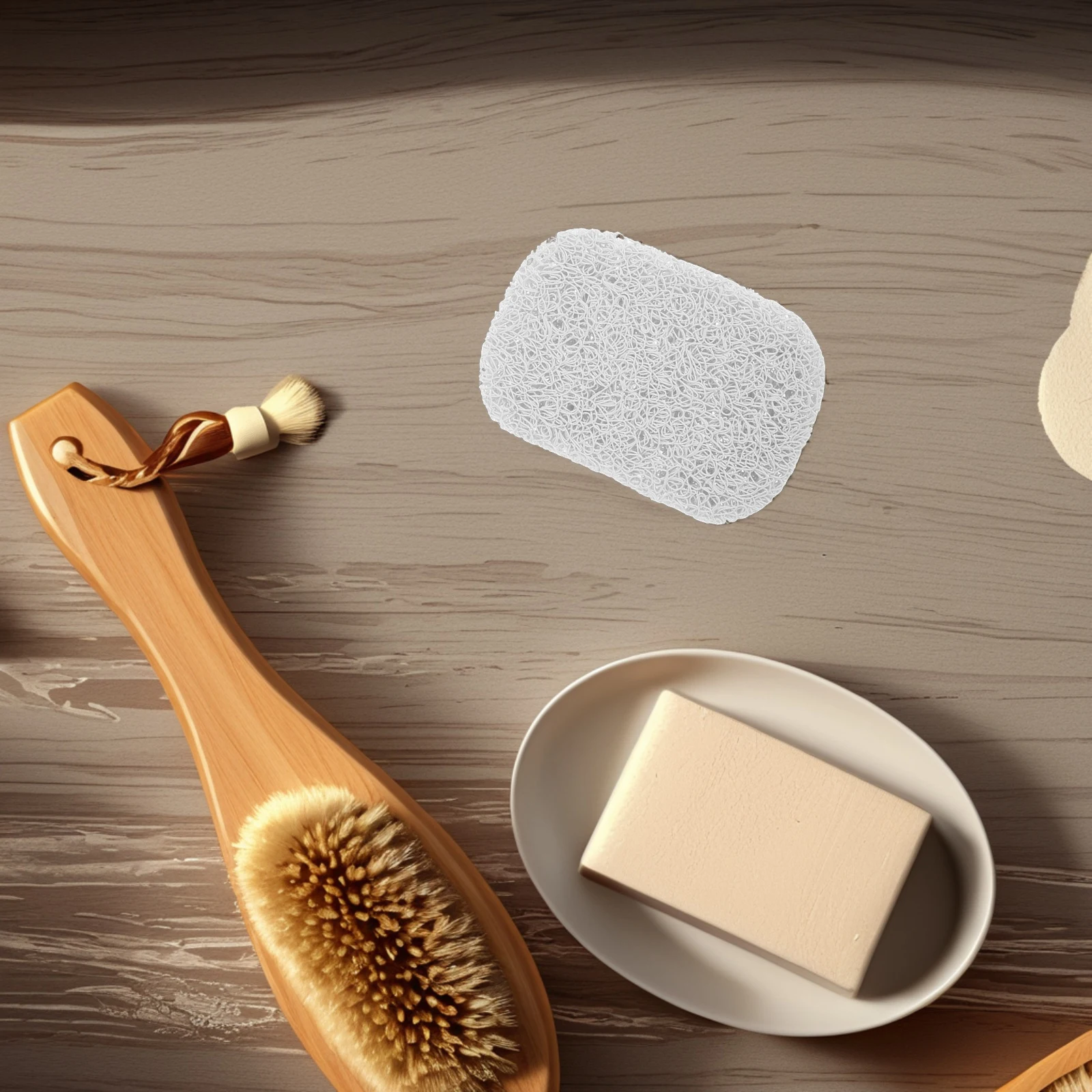 

4Pcs Soap Pads Bar Soap Holder for Shower Kitchen Bathroom Travel Elegant Design Easy to Clean Long Lasting Holder