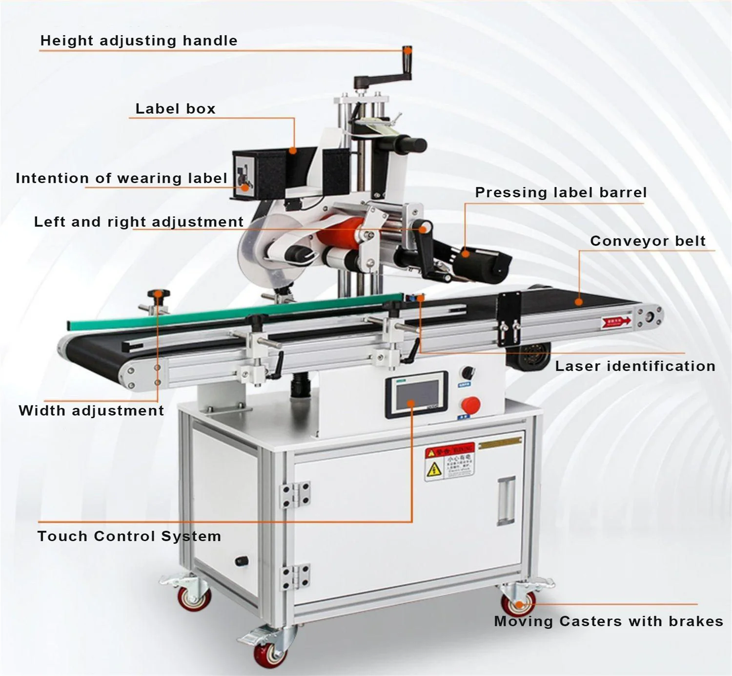Top Quality Carton Box Automatic Labeling Machine Labeling Machine Horizontal Sticker Label Printing Machine