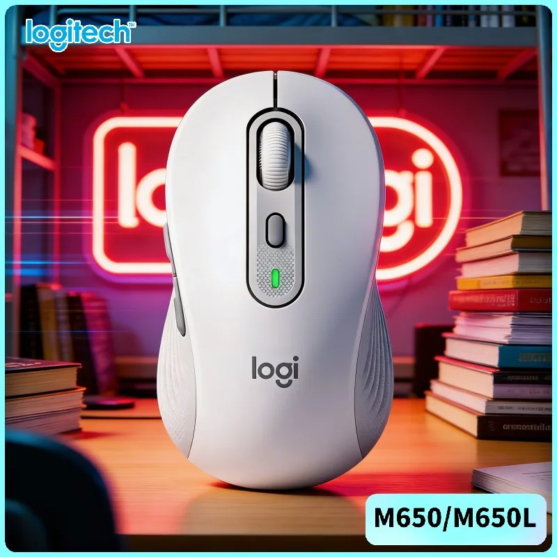 

Эргономичная мышь Logitech M650/M650L — сенсор 4000 DPI, мягкая подставка для большого пальца, 5 программируемых кнопок, батарея с ресурсом работы до 24 месяцев