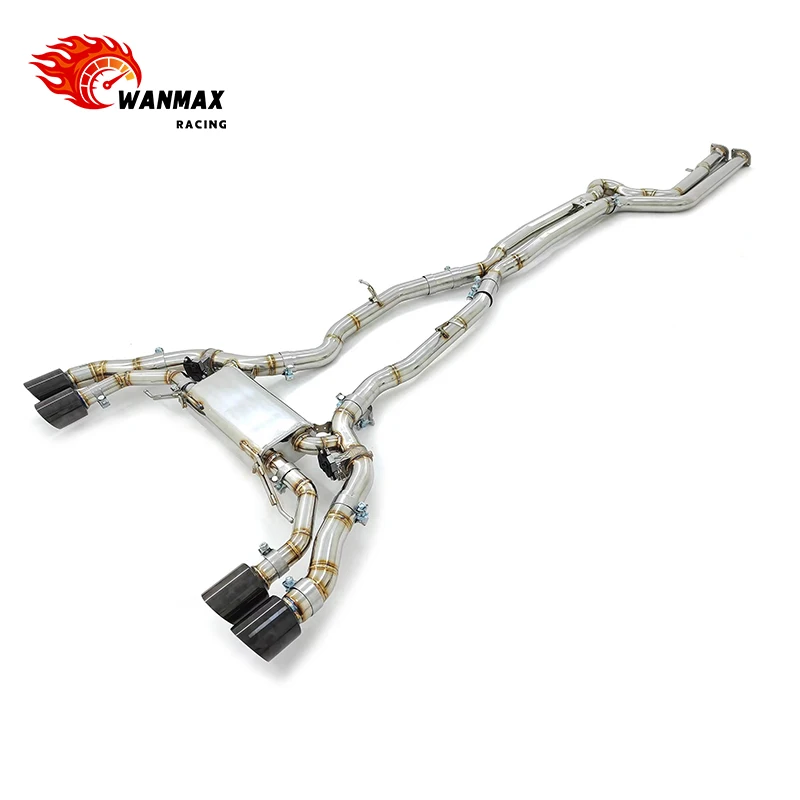 High Performance 304 Stainless Steel Catback Valved Muffler Exhaust System for 2020  X3M Competition