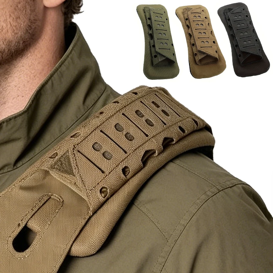 Magic Sticky quick installation shoulder pad, curved anti slip universal shoulder pad, suitable for vest and backpack