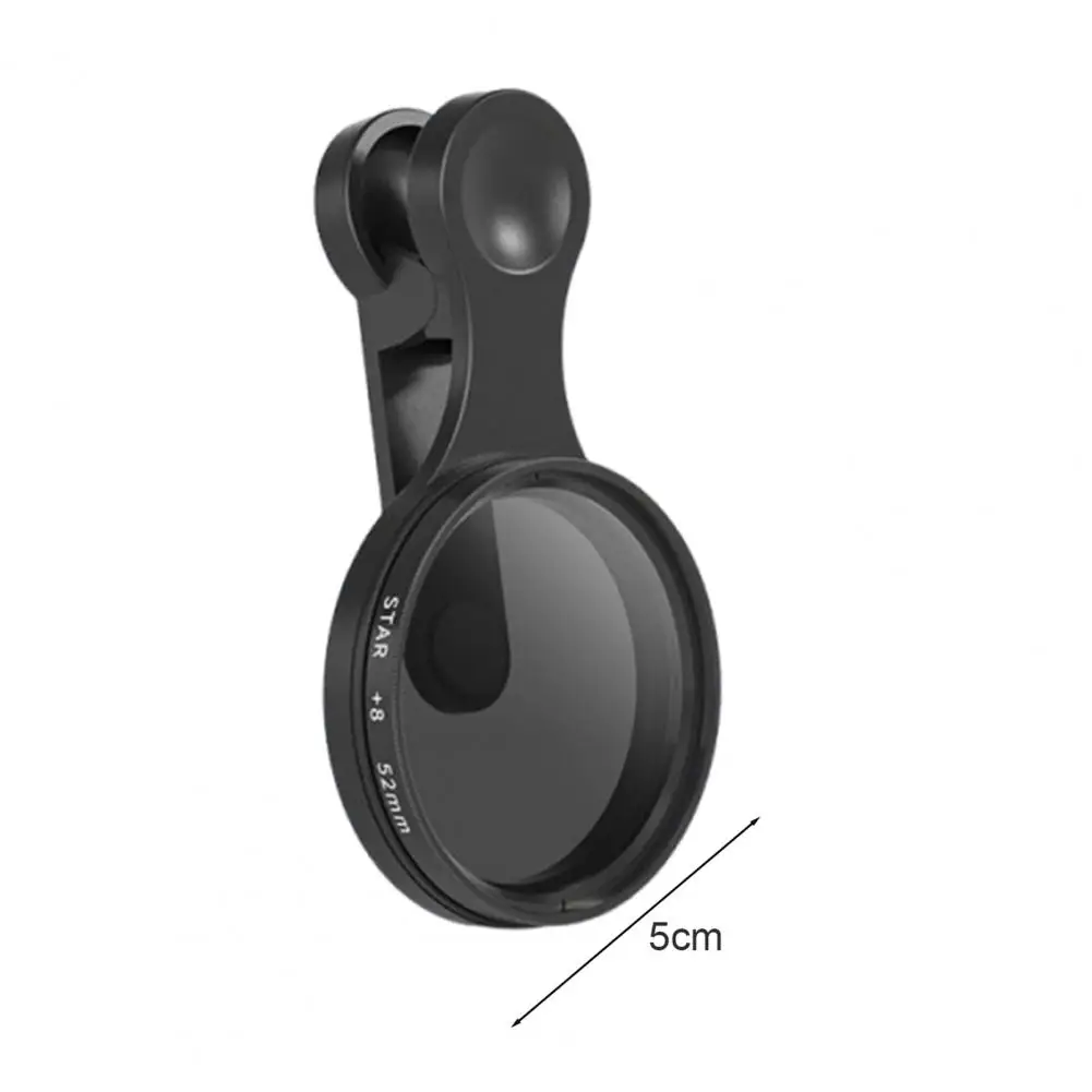 Polarizador de celular profissional, acessório de lente polarizada rotativa para câmera de telefone com clipe universal aprimorado