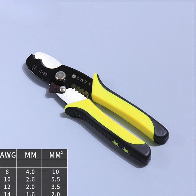 

Wire Stripper Cable Cutting Scissor Stripping Pliers Cutter 1.6-4.0mm Hand Tools Ferramentas Herramientas