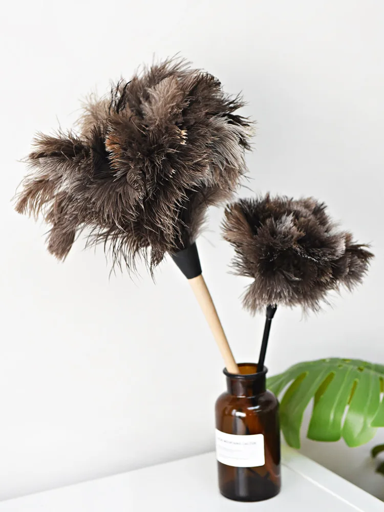 Ostrich Feather Wool Dust Duster Electrical Cabinet Sweeping Supplies Feather Duster for Cleaning Home