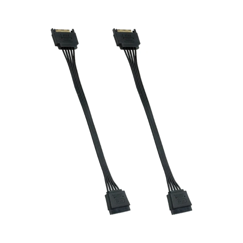Power Extension Cable 15Pin Male To 1 Female 15pin Connection 83CE