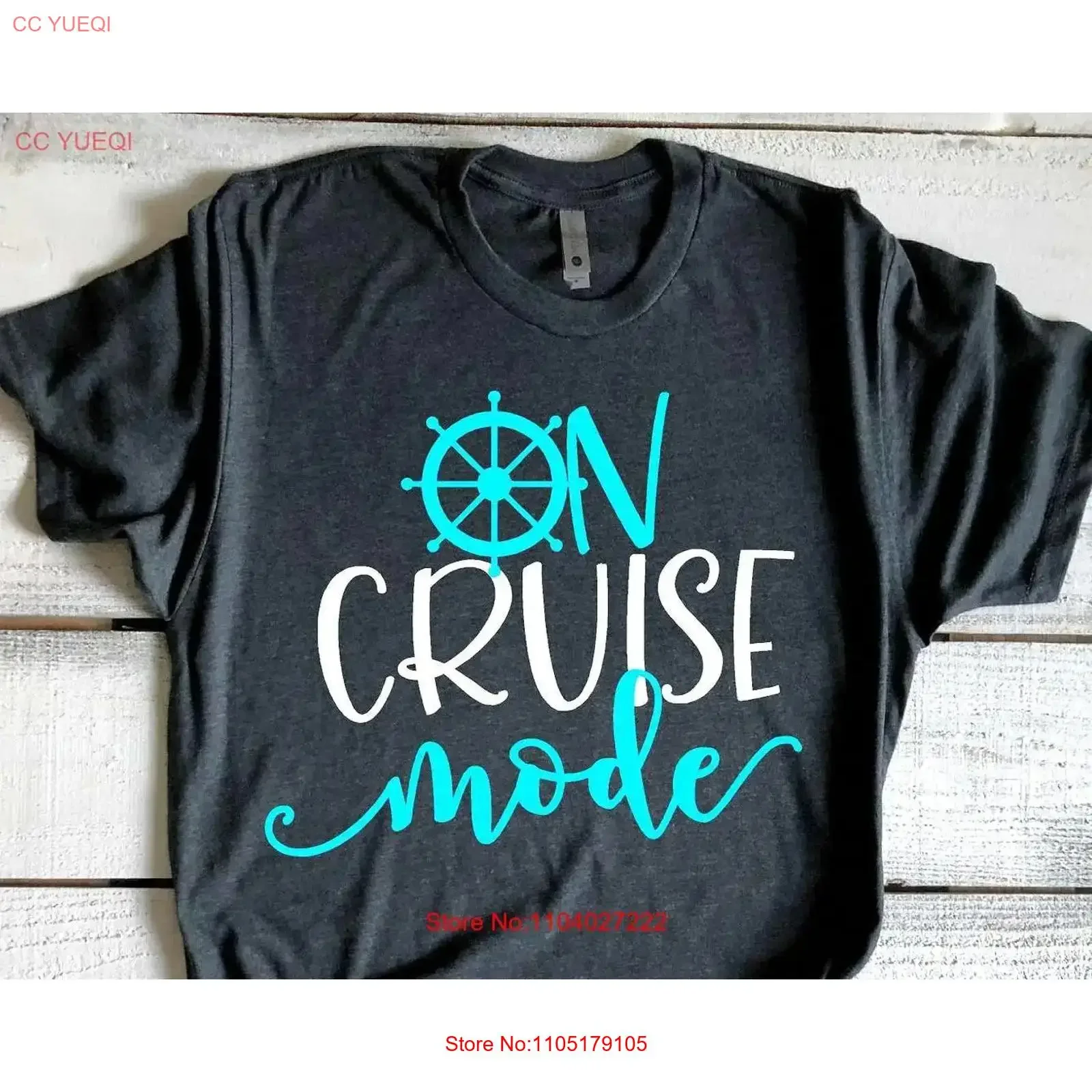 Camiseta de crucero en modo para niñas, ropa de barco de crucero familiar a juego, cubierta de natación, navegación, vintage, lavada, suave y cómoda