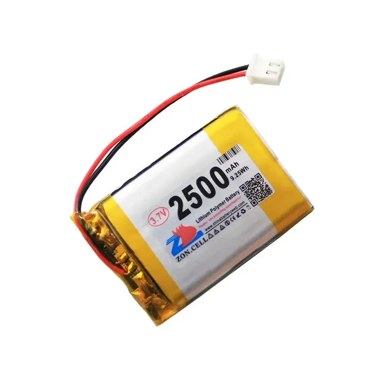 CIS 2500mAh kaartgeluid draadloze telefoon 3,7V lithium-polymeerbatterij 603450x2 603448x2