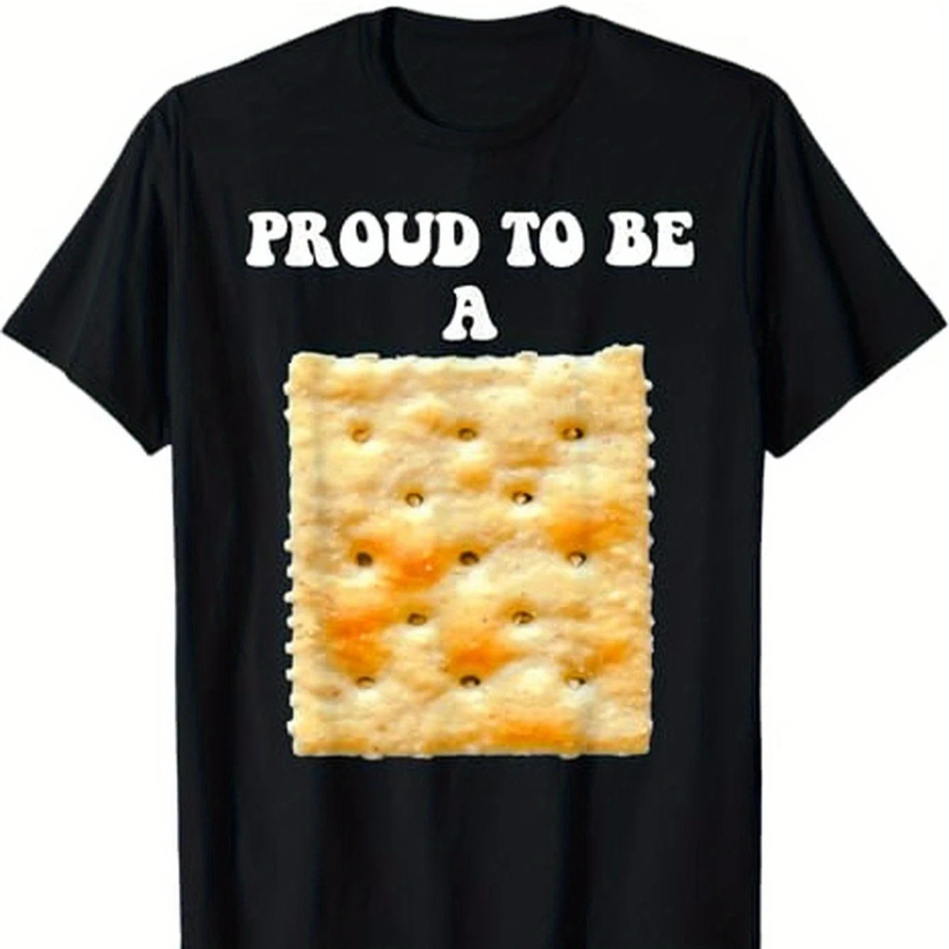 

"Proud To Be A Cracker" Humorous T-Shirt 100% Cotton O-Neck Short Sleeve Summer Casual Mens T-shirt Streetwear