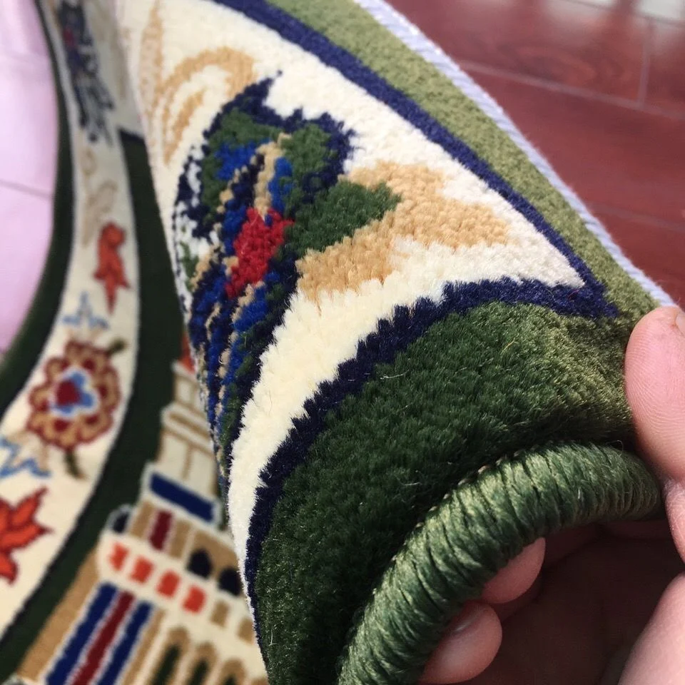 Thiened hine-Woven Carpet Home Use Prayer Mat for Living Room And Bedroom Special Thiened 7kg Anti-Slip Roll Heavy Du