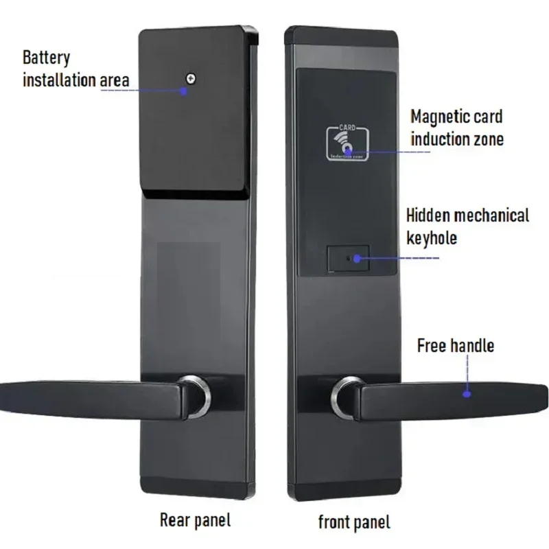 Homestay Apartment Door Lock Standalone/system Version Hotel Apartment Door Lock Swipe Card Unlock Electronic Lock IC Card Locks