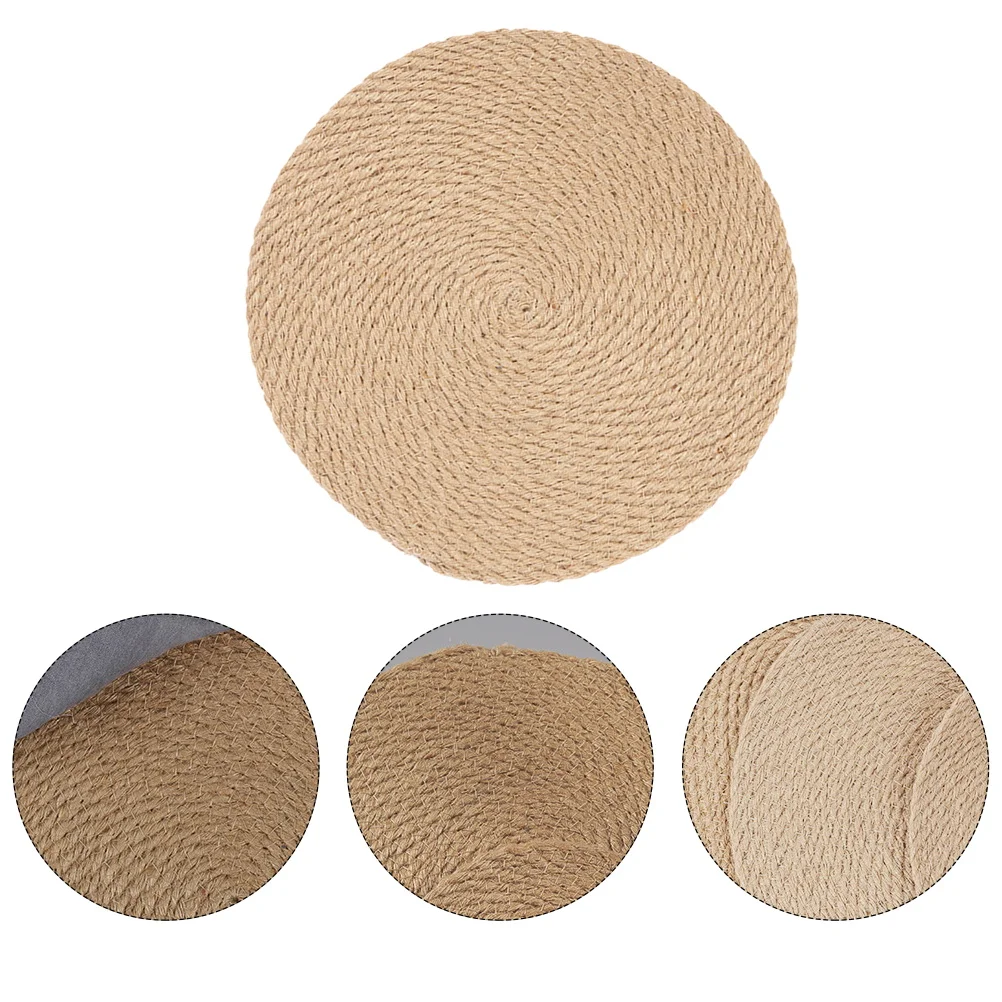 

Linen Coasters Absorbent Cup Mat Heat Insulation Pads Table Kitchen Placemat Water Drink Glass Tumblers Wine Durability