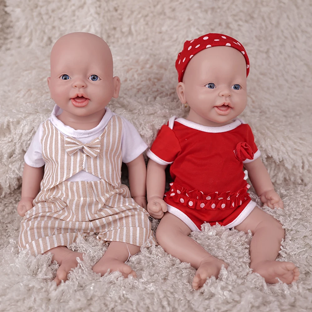 WW1555 37cm 14.5inch 1650g 100% Full Silicone Reborn Baby Dolls 3 Colors Eyes Choices Realistic Toys for Children Christmas Gift