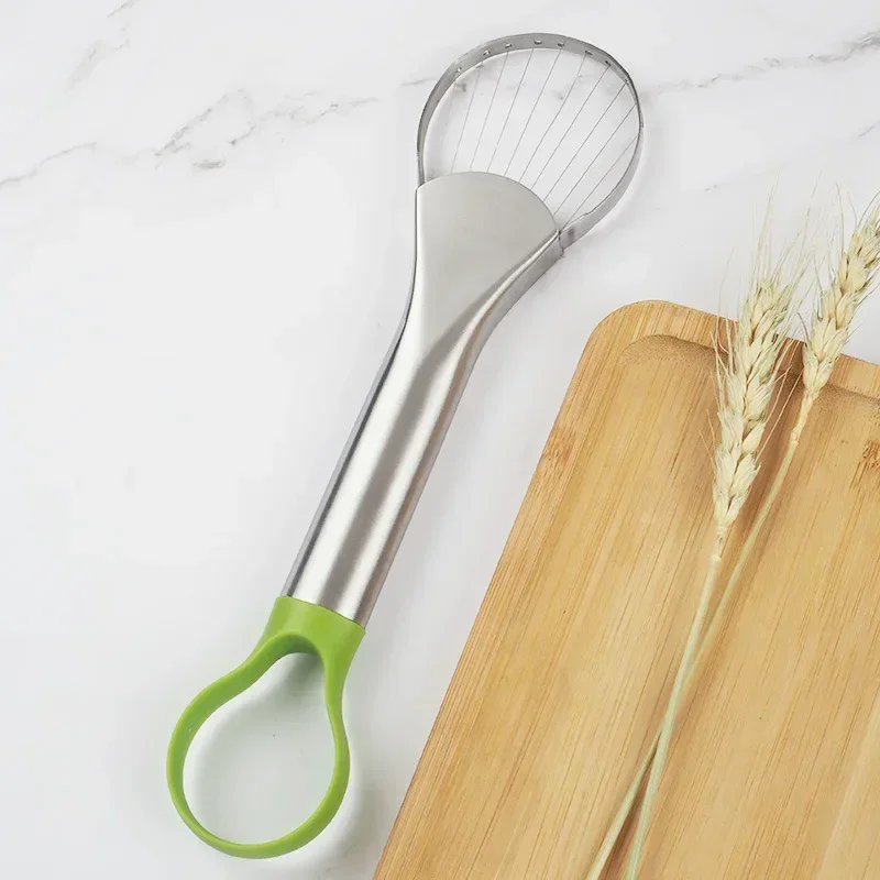 Stainless Steel Avocado Cutter Slicer Peeler Knife Pitaya Kiwi Slicer Peeler Kitchen Gadget Accessorie Fruit Vegetable Tools