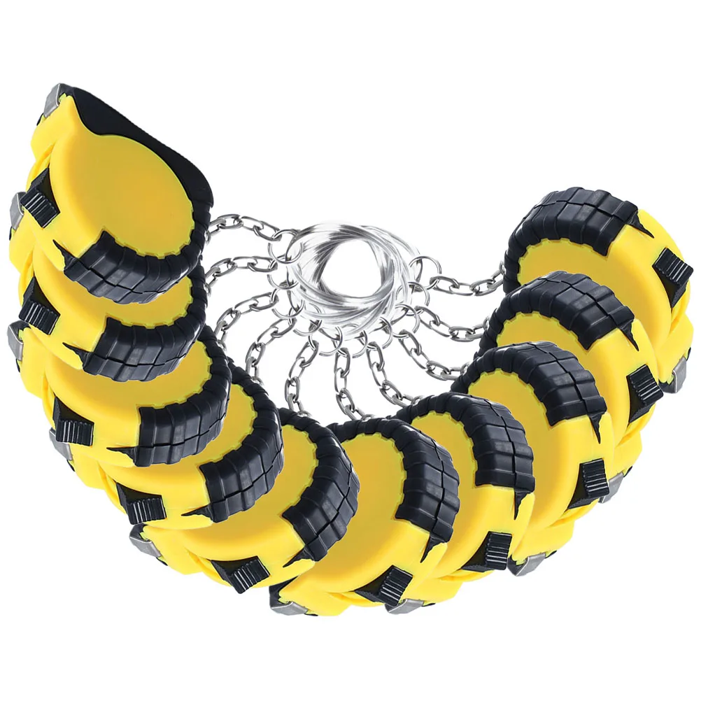 

10pcs Mini Keychain Tape Measure Keyring Retractable Metric Portable Ruler For Sewing Carpentry DIY