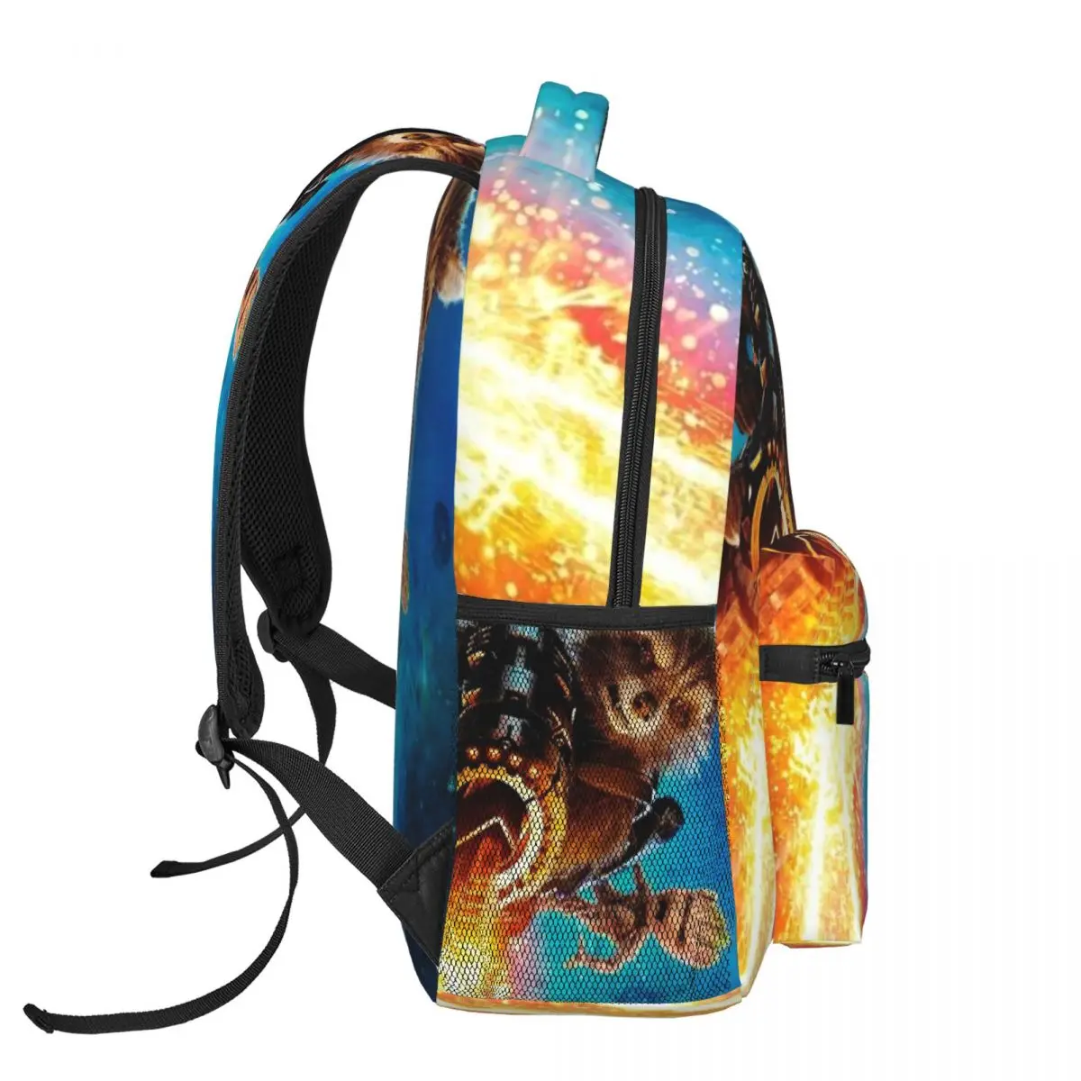 Sac à dos Rocket Raccoon grande capacité pour filles et garçons, sac à dos étudiant léger et étanche, 17 po