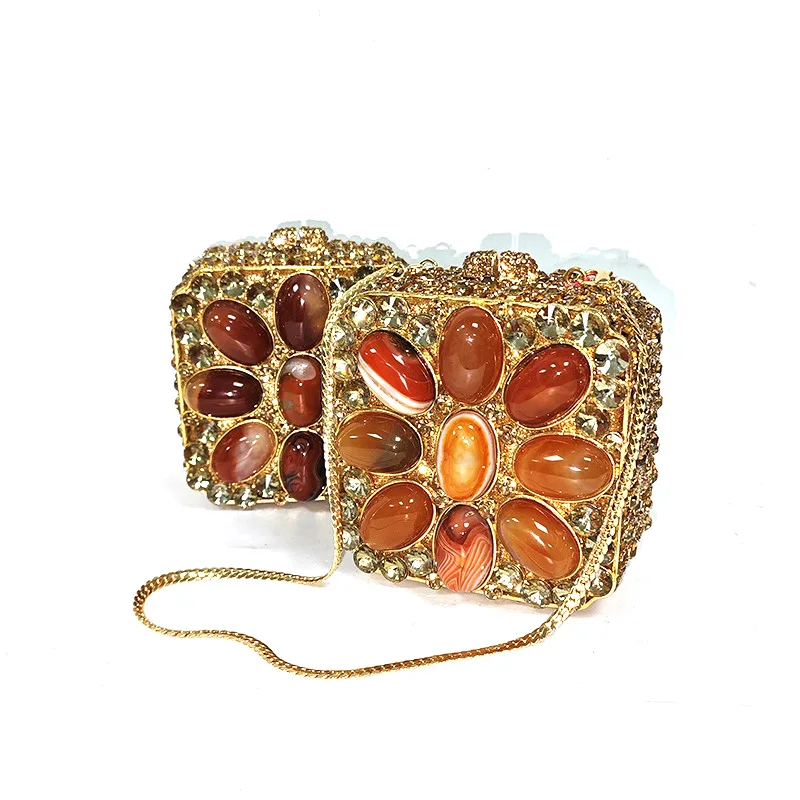 

Luxury Rhinestone Evening Bag Stylish Women Clutch Purse, Classic Noble Design