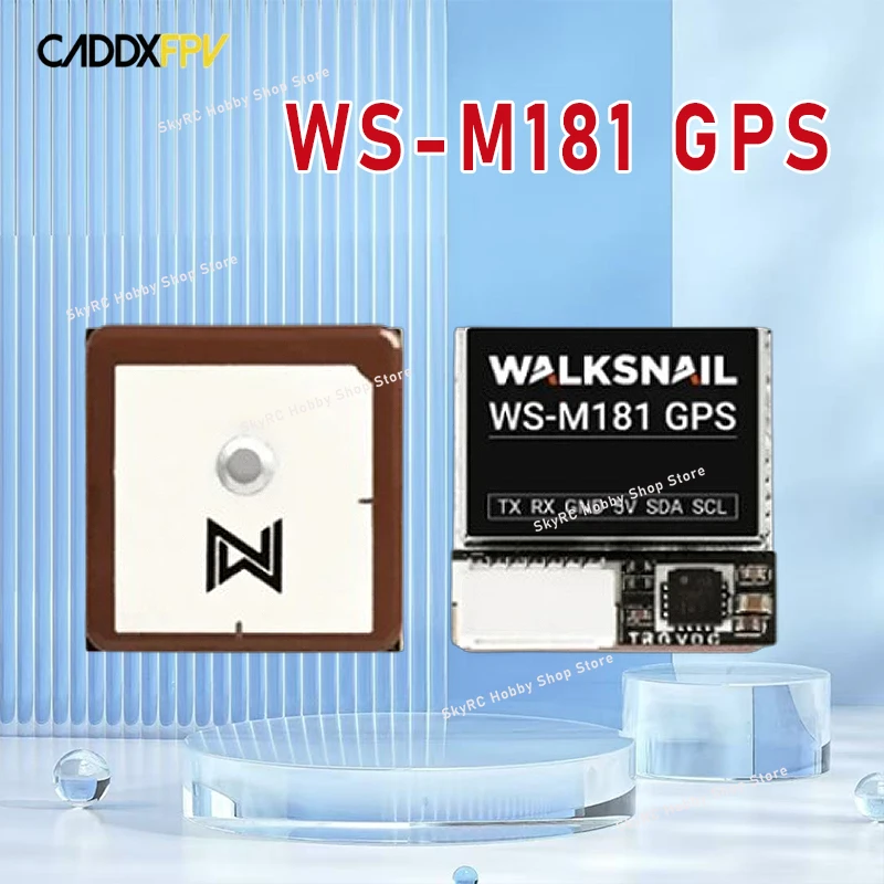 Walksnail WS-M181 GPS M10 GNSS BUILT-IN QMC5883 Compass Ceramic Antenna for RC Airplane FPV Freestyle Long Range DIY Parts