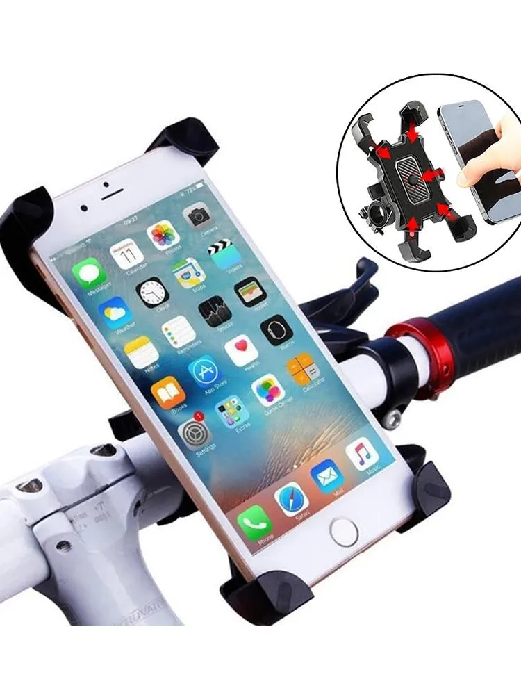 AliExpress NONE 360 Degrees Rotatable Electric Bicycle Phone Holder For iPhone Riding MTB Bike Moto Motorcycle Stand Bracket Non-slip Cycling