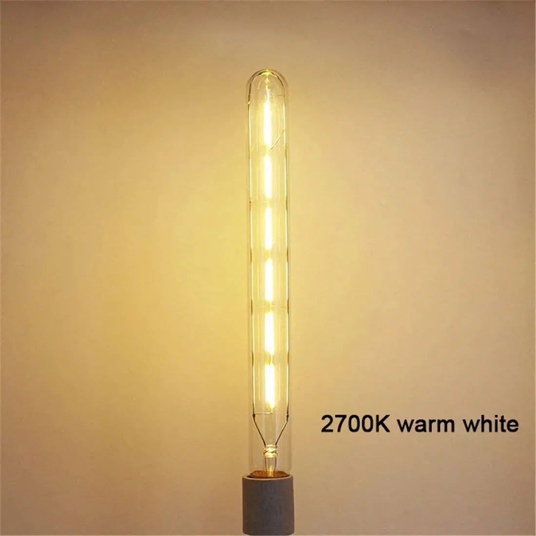 خمر 110 فولت 220 فولت 6 واط T300 LED لمبة الشعيرة 2700 كيلو دافئ أبيض 6000 كيلو الباردة الأبيض طويل أنبوبي E27 اديسون ضوء لمبة 120 فولت 240 فولت ضوء