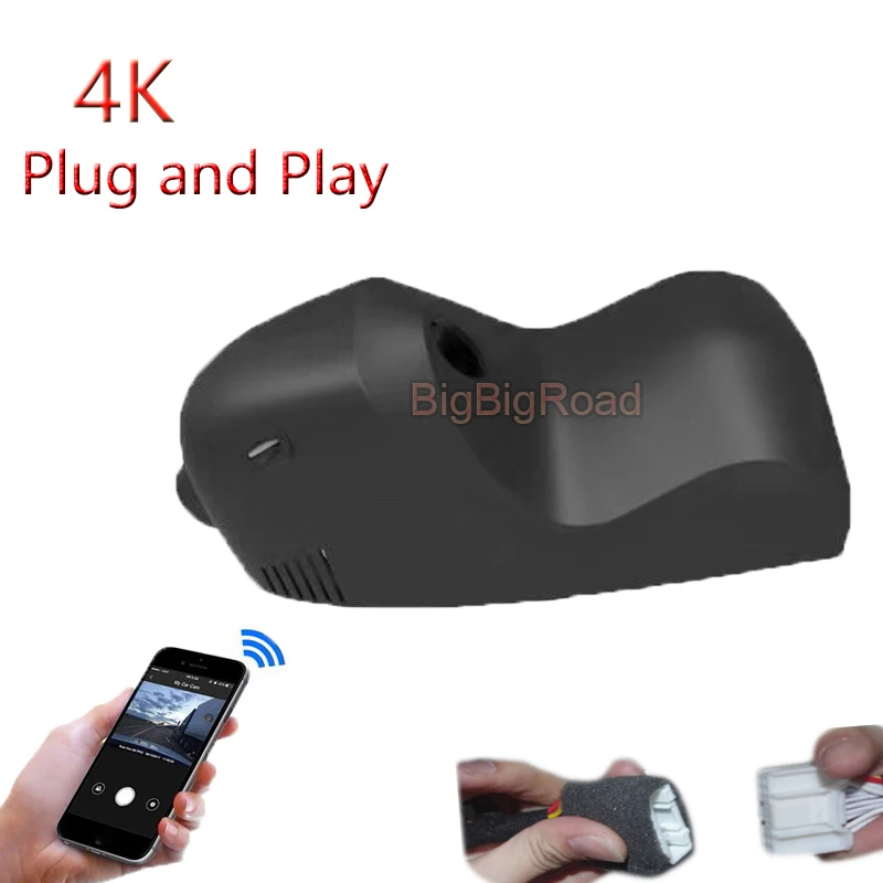 

For BMW MINI 2019 2020 2021 High Version 4K Plug And Play Car Wifi DVR Video Recorder Black Box Dashcam Camera