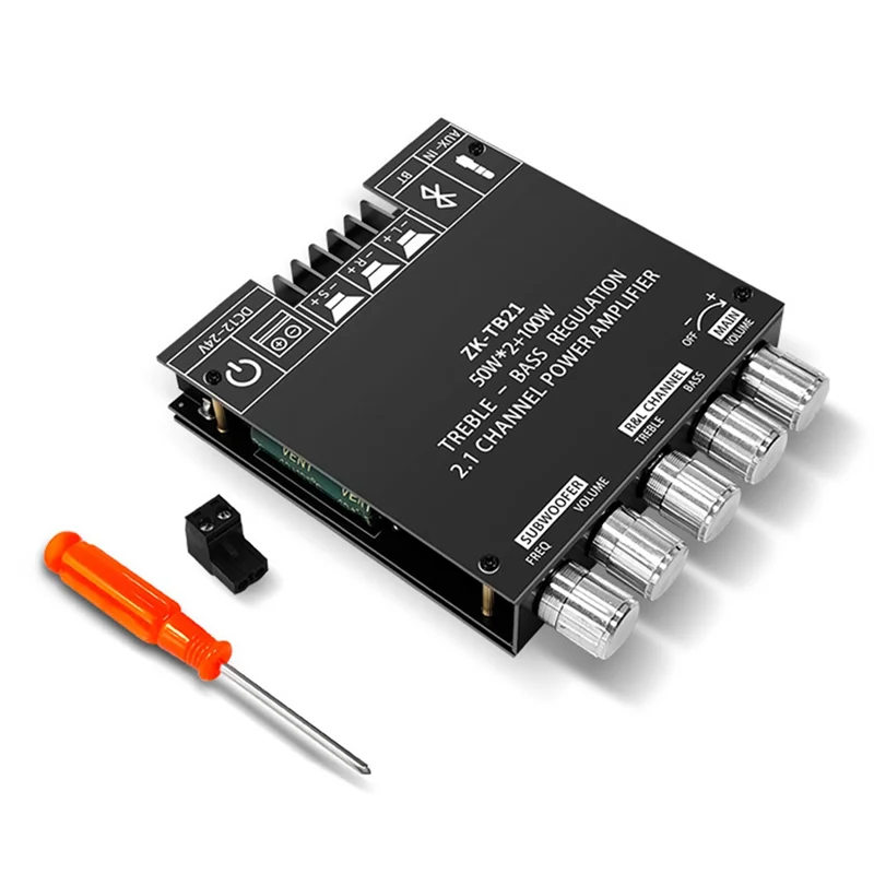 Superior-ZK-TB21 بلوتوث 5.0 مضخم الصوت مضخم رقمي مجلس TPA3116D2 50Wx2 + 100W 2.1 قناة قوة الصوت ستيريو باس أمبير التيار المتناوب #6