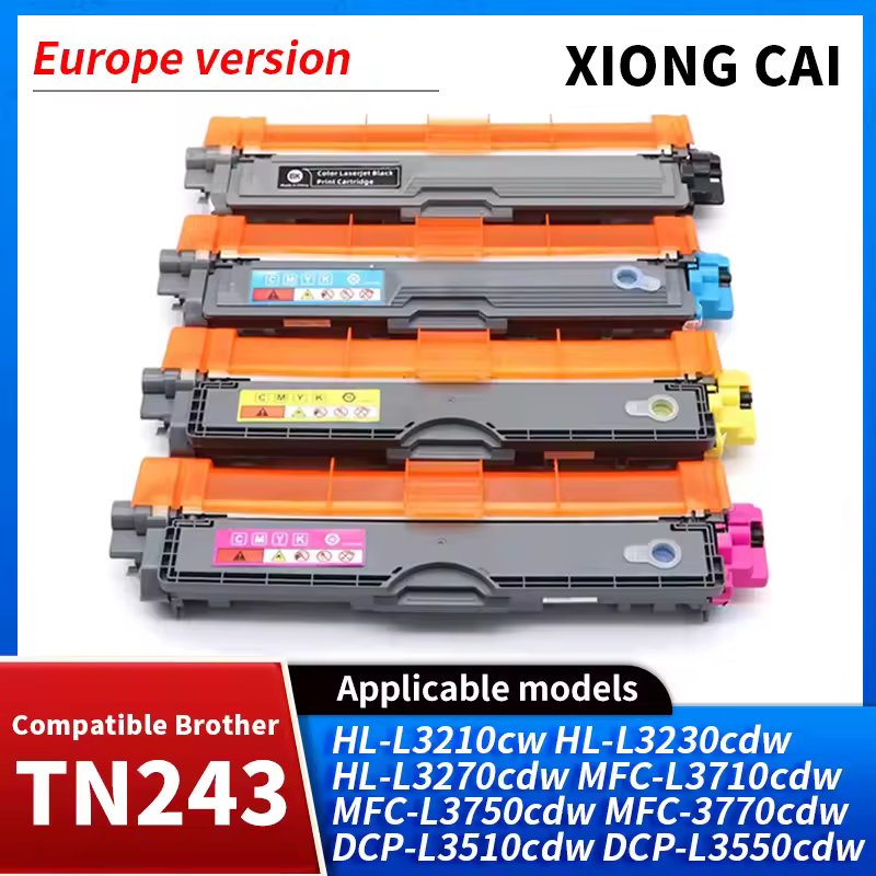 גרסה europe tn243 tn247 מחסנית toner תואם MFC-L3750cdw MFC-3770cdw DCP-L3510cdw DCP-L3550cdw מדפסת