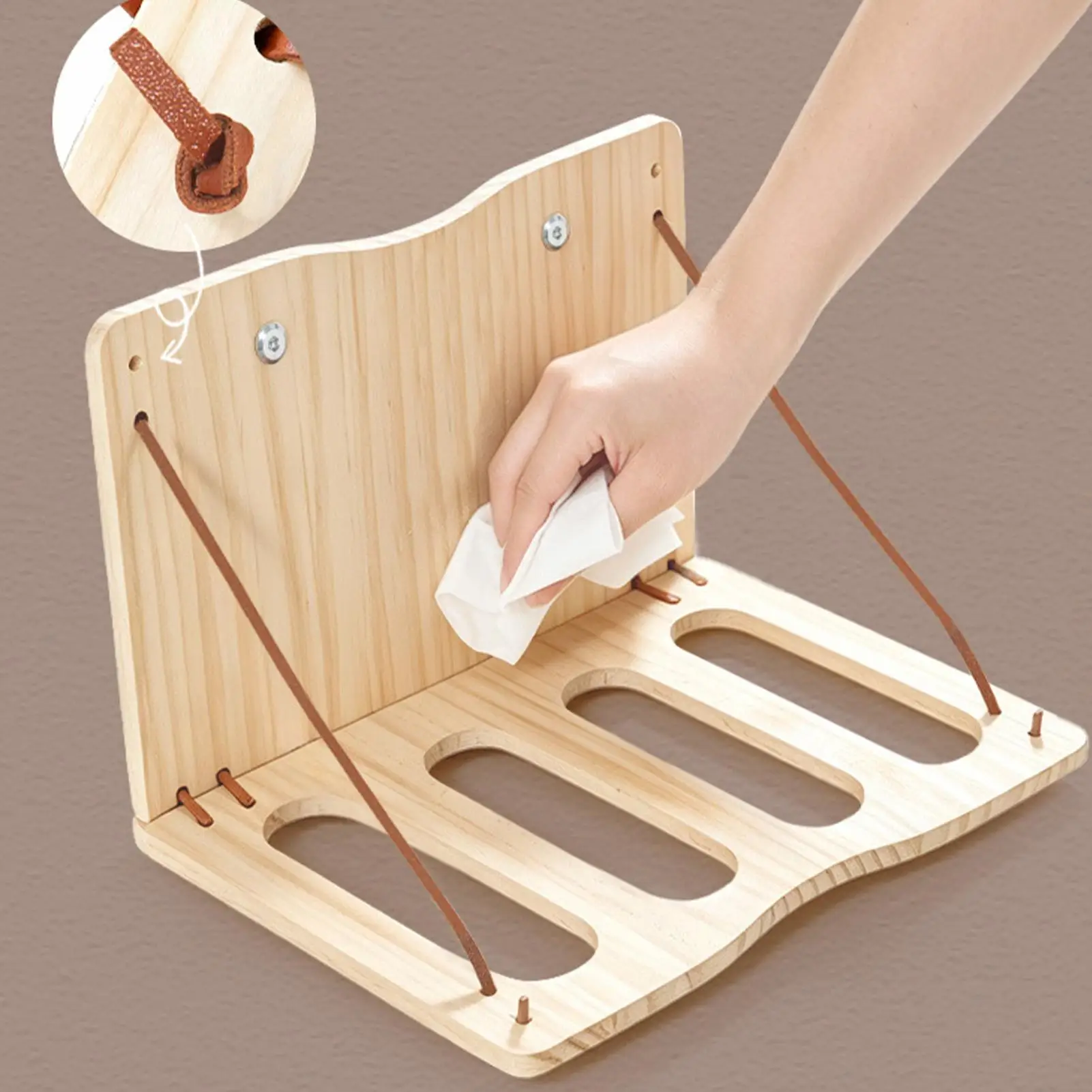 Hay Rack Large Wooden Cage Mounted Food Dispenser Rack Chinchilla Hay Feeder For Hamster Chinchilla Ferret Small Animal Cage