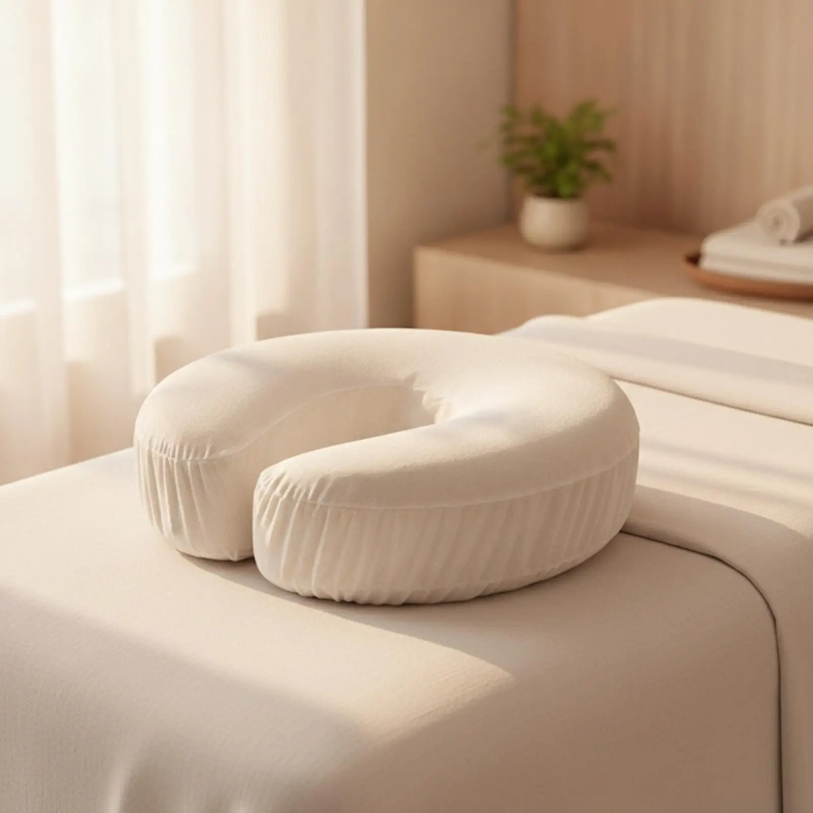 50 Pieces Massage Headrest Cover Non-Woven Covers Breathable for Beauty Salons