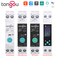TONGOU Tuya WIFI Smart Circuit Breaker Switch APP Remote Control,Meter,Timer Switch,Works with Goole Home/Alexa/Smart Life