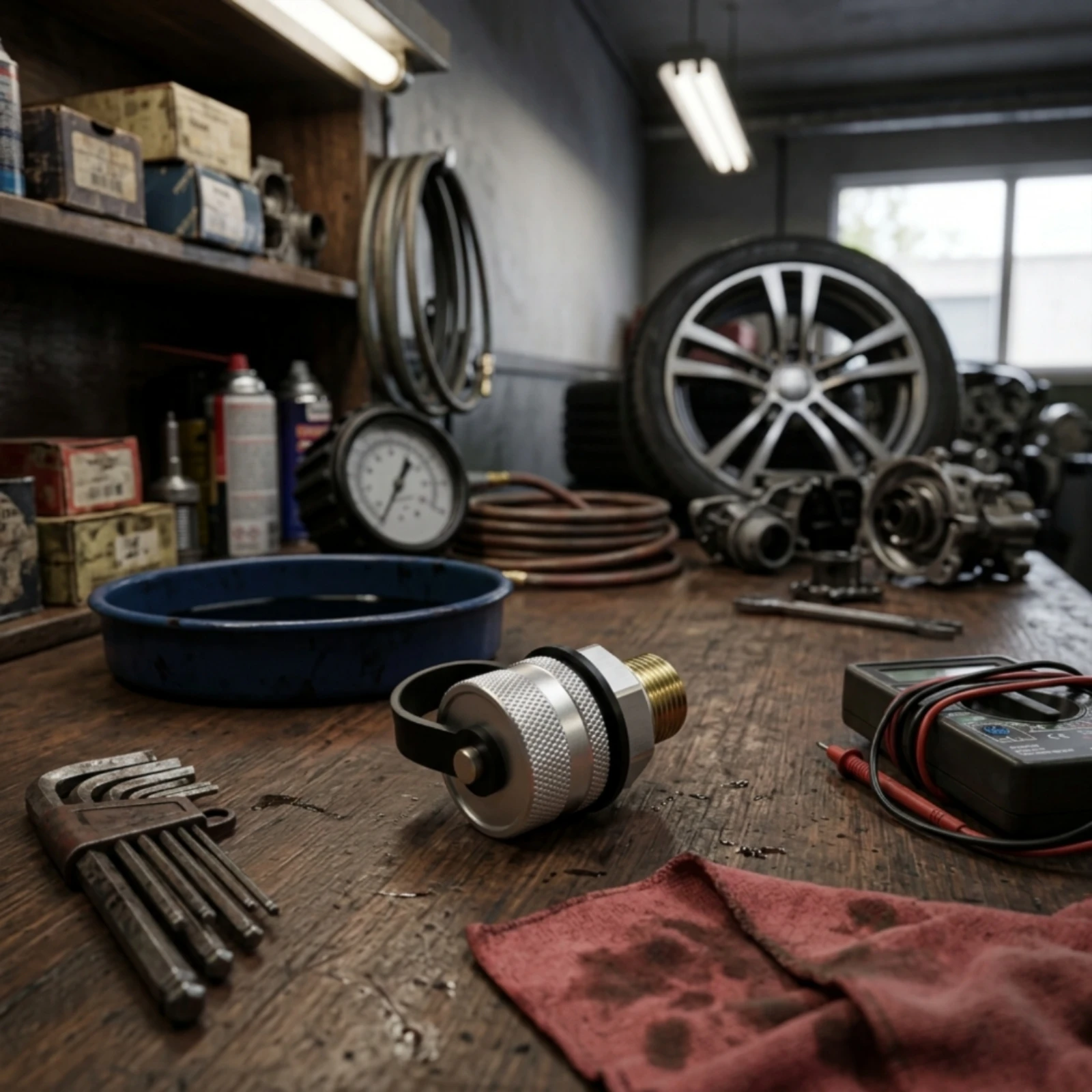 Quick Twist Oil Drain Valve Messleak-Proof Engine Oil Drain Valve Vehicle Parts Compact Easy for DIY Mechanics view 4